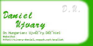 daniel ujvary business card